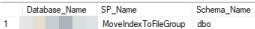 Figure 1 - Query output