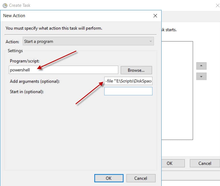 Figure 6 - New action creation